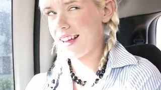 Skinny blonde Kissy Kapri pounded full of big black dick