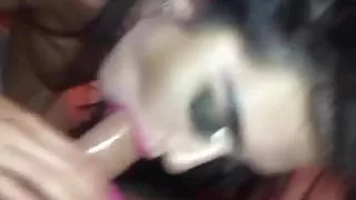 Scouse bimbo escort sucks dick