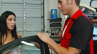 WANKZ- Kimberly Gates Gags On Greasemonkey