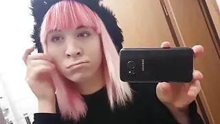 Sweetest Boy on Earth Amotharis Chris pink hair hot