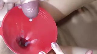 Sperma aus der Fotze