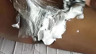 Shaving after long time