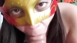 She Sucks Him And Swallows His Cum