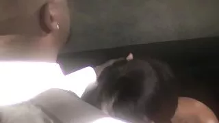 Tattoed Babe Gags On Black Cock