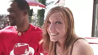 Sexy teen girl gets first monster black cock