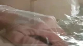 busty milf masturbating in bath before blowjob 