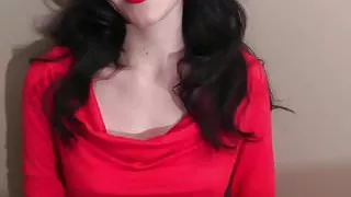 Deutsche Girlfriend Red Dress OralCreampie