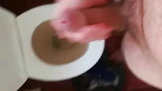 Masterbating in the bathroom