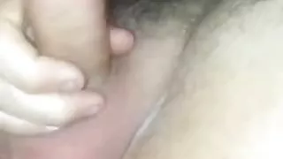 Jerking with butt plug