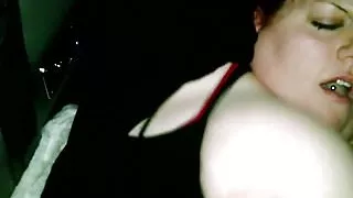 Fucking my huge ssbbw in my car