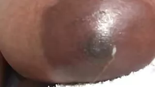 Ebony Tit Nipple Oozing