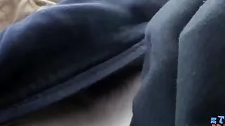 Rebel with no shame Sean Johansen wanking it outdoor