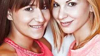 Babe, Freund, Freundin, Ungarischer Sex, Küssen, Lesbensex