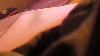 My girlfriend gives me a handjob