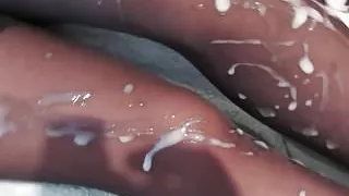 Big nylon cum