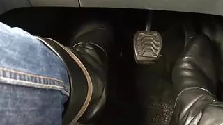Driving with Boots