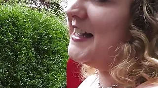 Street meat leads to cock riding for this BBW