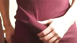 Autumn's Horny Red Dress