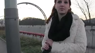 Red head euro sucks and jerks cabbies cock