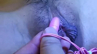 Japanese amateur close up  with toy 4.