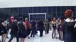 Group FemDom Photoshoot DomCon LA 2017 TIMELAPSE