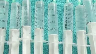Saline Inflation of Tits and Pussy