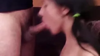 Brunette Sister Gaping Anal On Couch