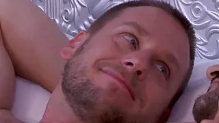 Big dicked daddy Hans Berlin drills butt pirate Tony Dazzle