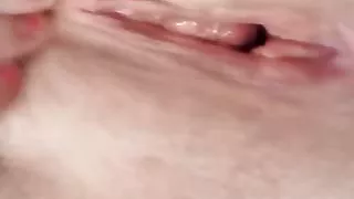 Sexy girl shows her hot hairy pussy