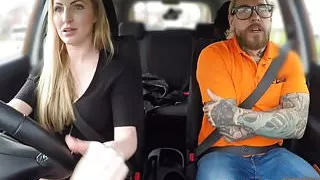 Fake Driving School Fake instructors hot fuck with minx