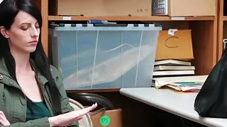 Alex Harper gets caught stealing and pays the pussy price