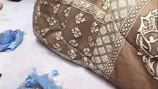 Dark Hairy Indian Pussy Taking Big White Cock