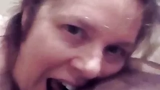 I love this cum whore