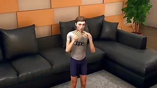 Stiefmutter und Nachbarin machen Aerobic als anal