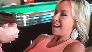 Super sexy blonde face huge cum : )