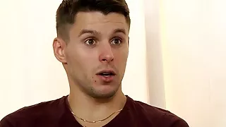 Dmitry Osten strokes it like a pro and sprays cum