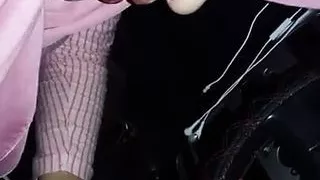 Tudung Pink Handjob sampai pancut