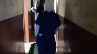 Veiled muslim doggystyled balls deep