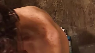 wifes long hard nipples after shower