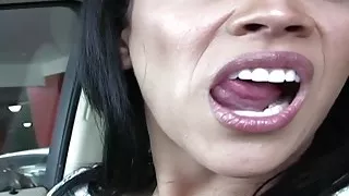 Brunette with a big ass is riding passioantely.mp4