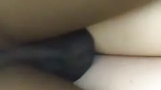 Young BBC creampied horny Milf