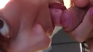 She blow and take my cum