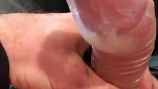 Uncut fun with a used condom