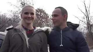 A Lot Of Cum For Blonde Hitchhiker