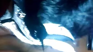 Black MILF giveing head