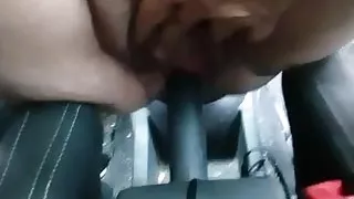 Sophie takes the handbrake in her pussy