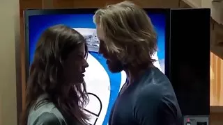 Alexandra Daddario  boob pressed slowmotion