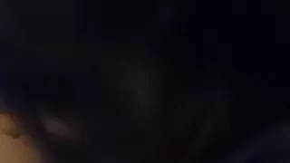 An 18 year old girl sucks a mature man