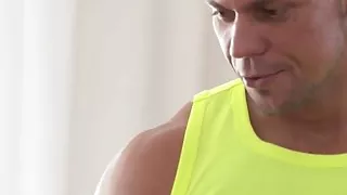 Pussyloving workout babes cockriding in trio