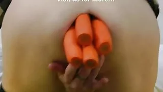 Carrot fun (lots of carrots in my holes) Dirtygardengirl